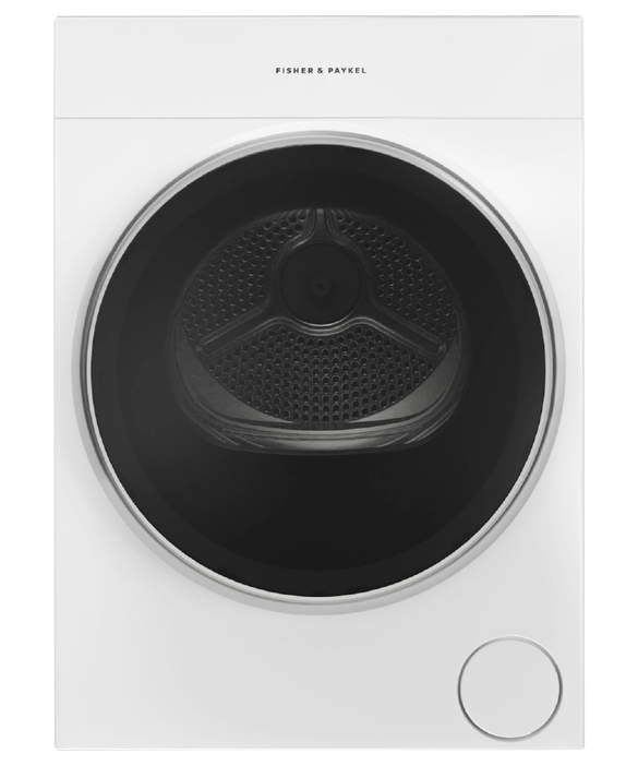 10kg Series 11 Display-free Heat Pump Dryer, White, pdp
